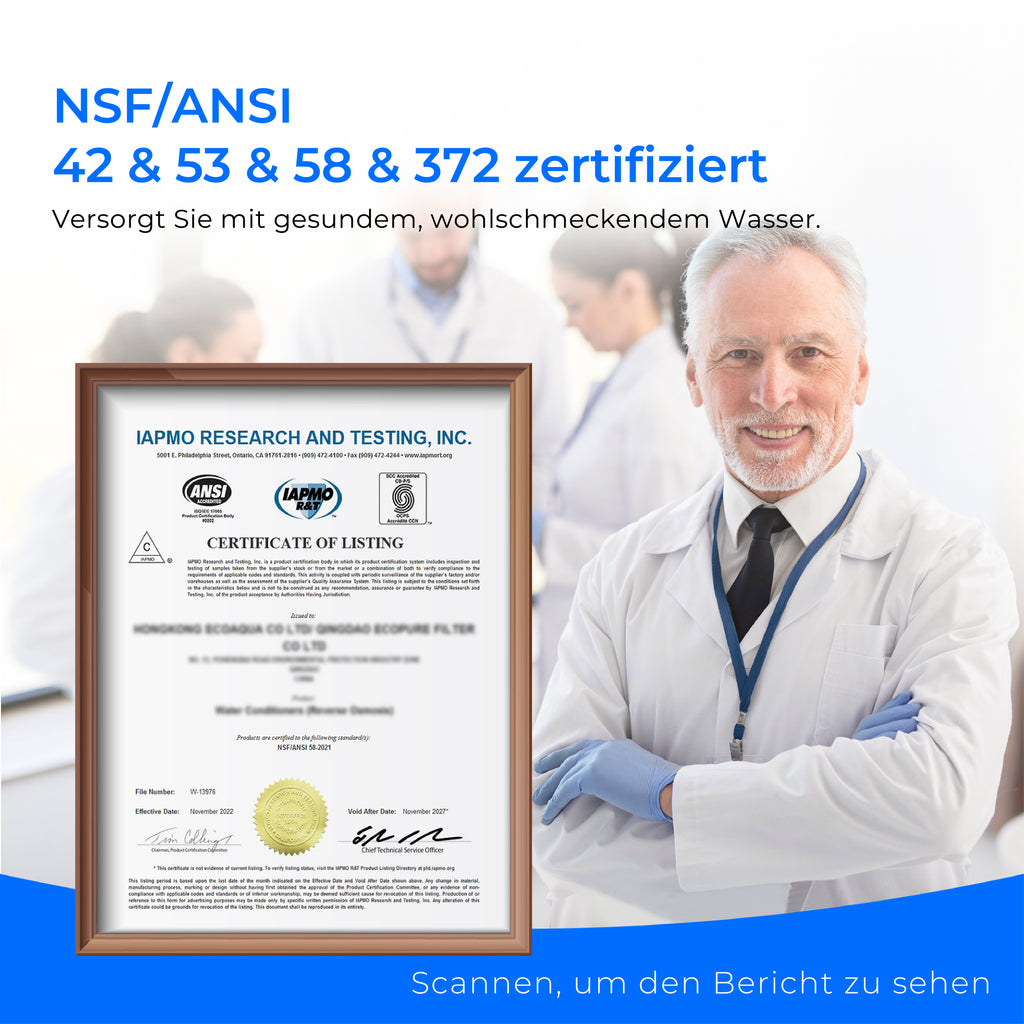 Waterdrop G3P800 Tankloses RO-System - Zusätzliches 1 weiteres Jahr
