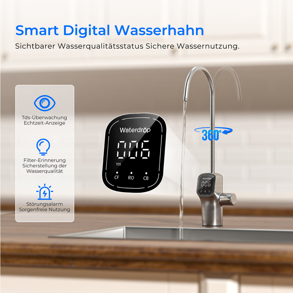 Waterdrop G3P800 Tankloses RO-System - Zusätzliches 1 weiteres Jahr