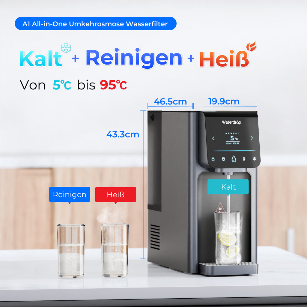 Waterdrop A1 Reverse Osmosis Hot-Cold Water Dispenser 
