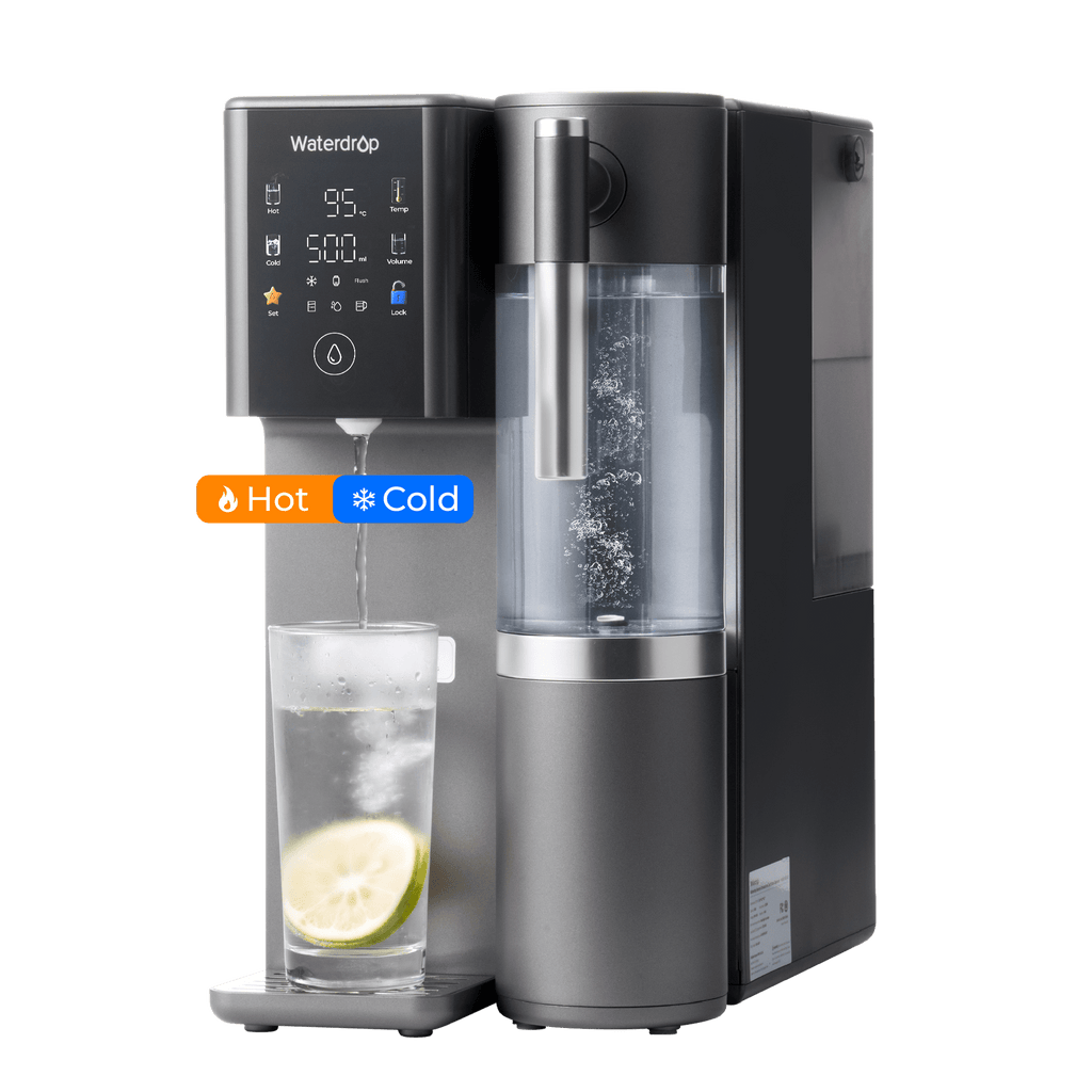 Waterdrop A2 Auftisch Umkehrosmose Wasserfilter mit Heißwasser