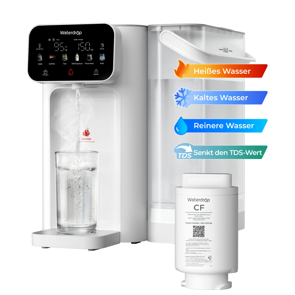 Waterdrop CT01 Wasserfilter-Spender – Sofort heißes & kaltes Wasser