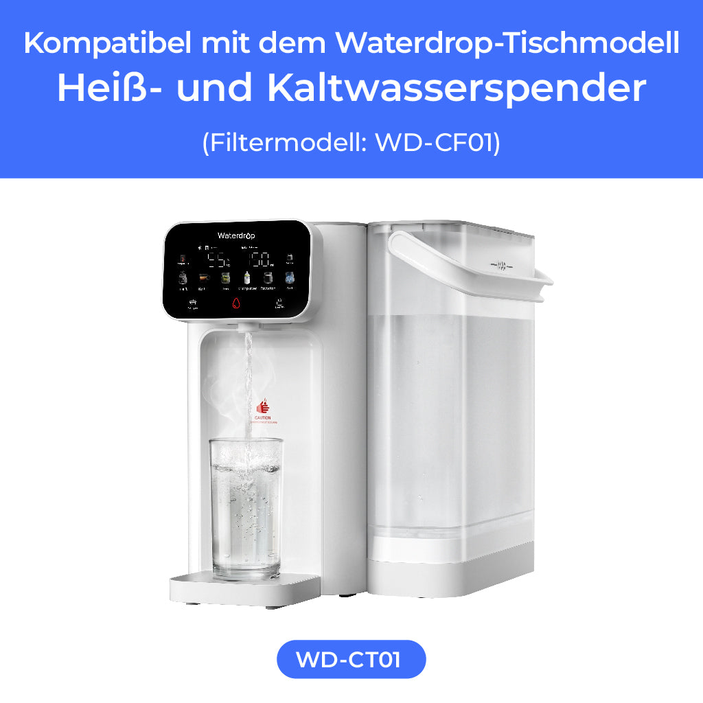 Waterdrop CT01 Wasserfilter-Spender – Sofort heißes & kaltes Wasser