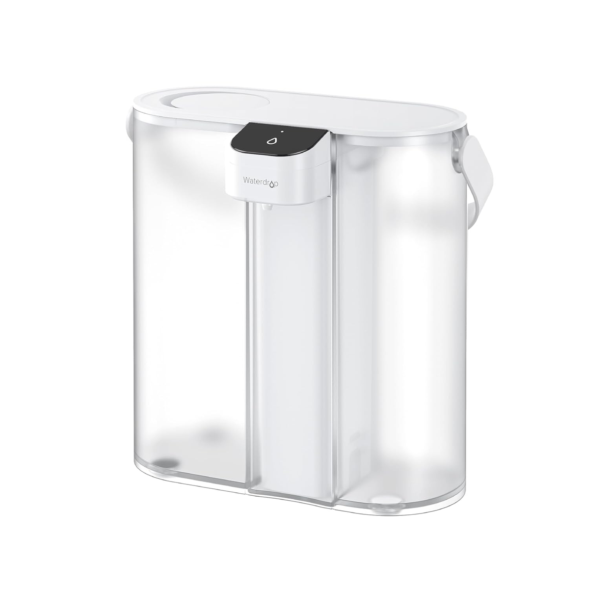 Waterdrop ED02W Kompakte Elektrische Filterkanne, 3,3 L für Kühlschranktür, 3 Monate Eletric Kühlschrank Wasserfilter Krug