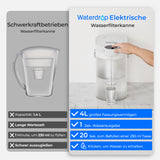 Waterdrop Eelektrisch Wasserspender ED06W, Weich Wasserfilter Reduziert Chlor