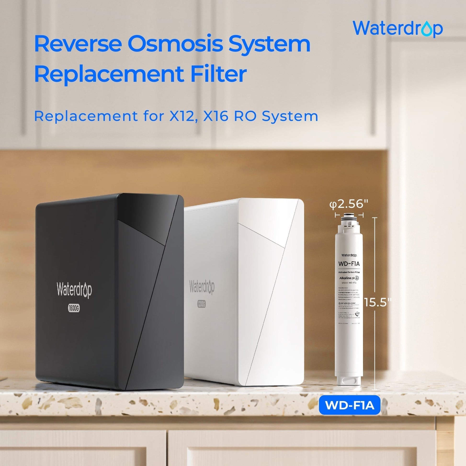 Waterdrop X12 RO Wasserfilter Ersatzfilter Combo Set - 1200GPD