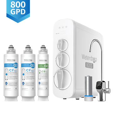800 GPD Tankloses RO-System mit UV-Sterilisationslicht - 2 year combo
