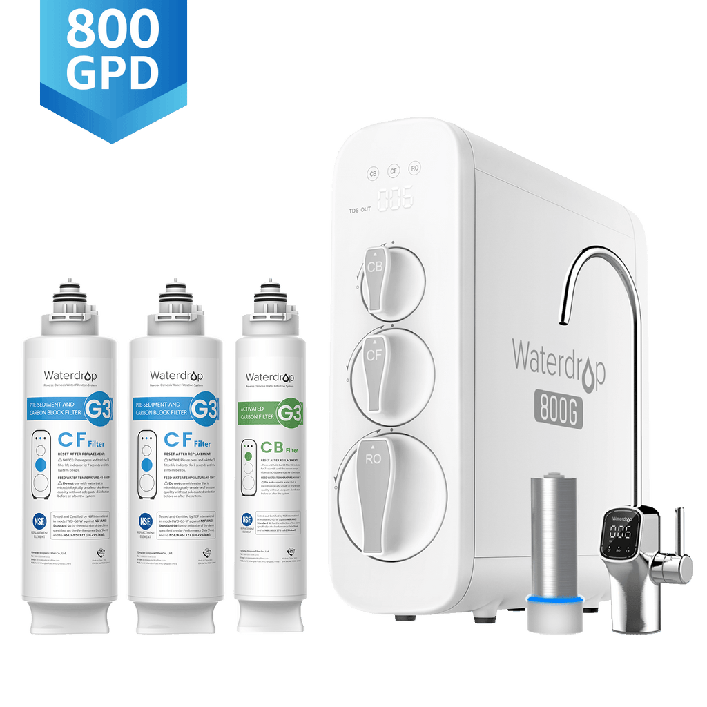 Waterdrop G3P800 Tankloses RO-System - Zusätzliches 1 weiteres Jahr