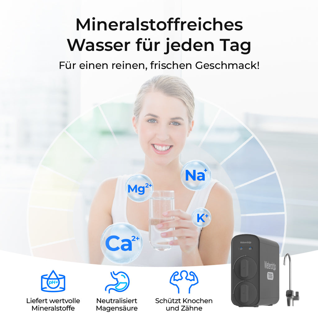 Waterdrop G5P700A Alkalischer Umkehrosmose Wasserfilter 700 GPD