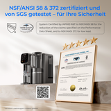 Waterdrop M6HG Auftisch-Umkehrosmoseanlage mit Sofort-Heißwasser