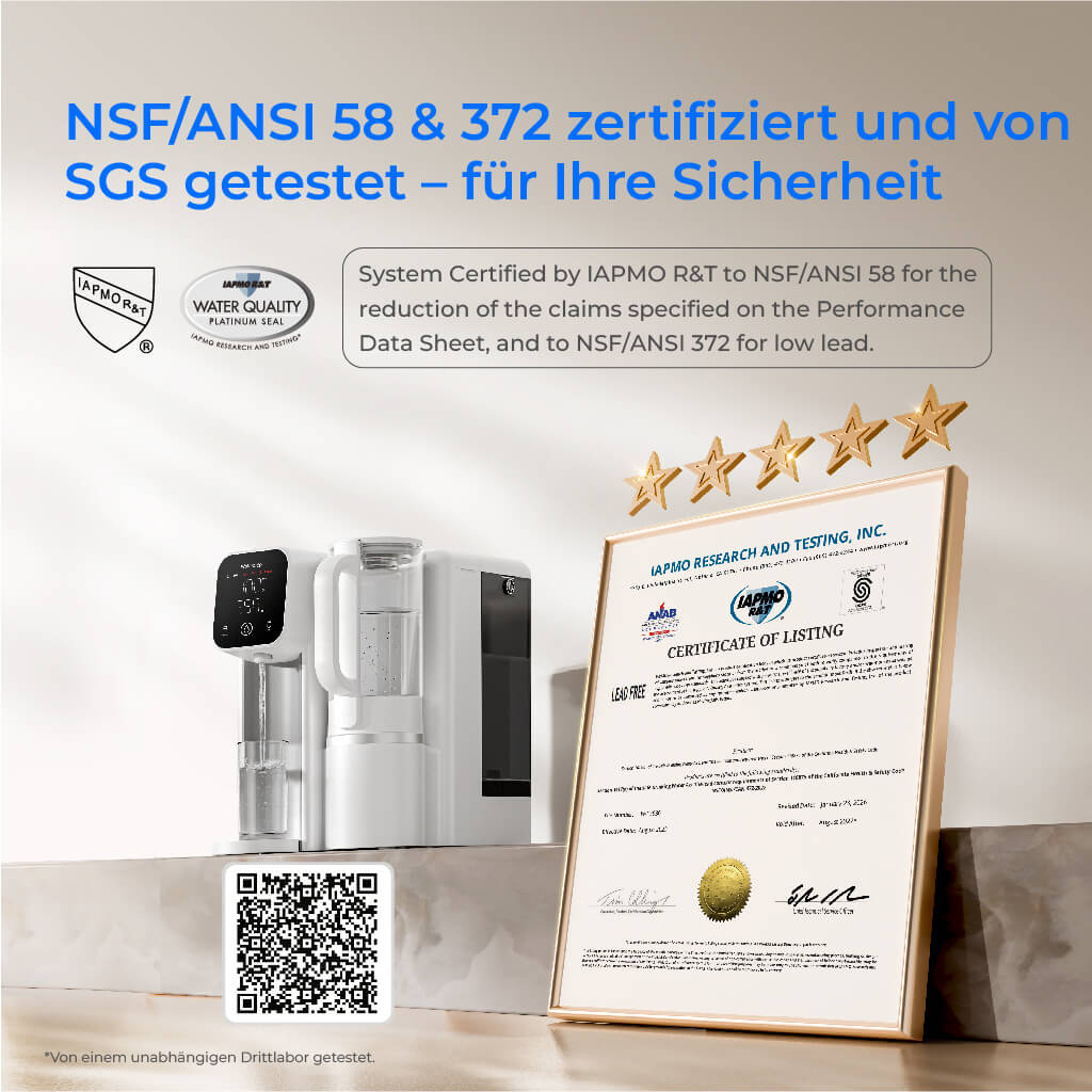 Waterdrop M6SL Auftisch Umkehrosmose System mit Mineralisierung