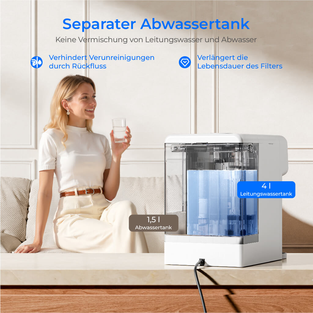 Waterdrop M6SL Auftisch Umkehrosmose System mit Mineralisierung