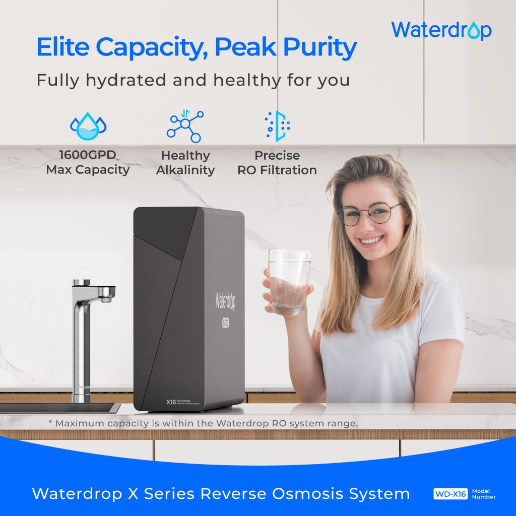 Waterdrop X16 Reverse Osmosis System with Replacement Filter Combo