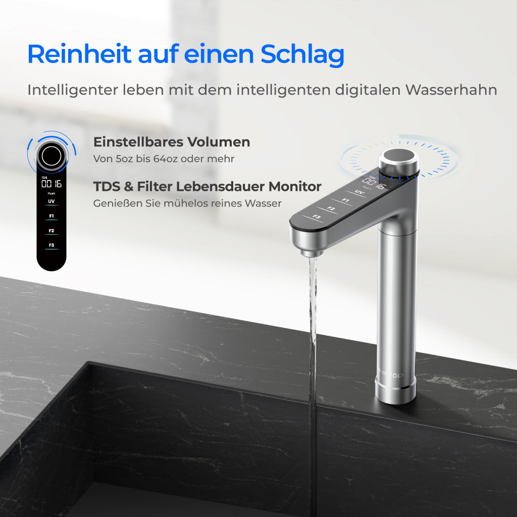 Waterdrop X16 Umkehrosmoseanlage X16,  Alkalisches Mineral Untertisch Wasserfilter