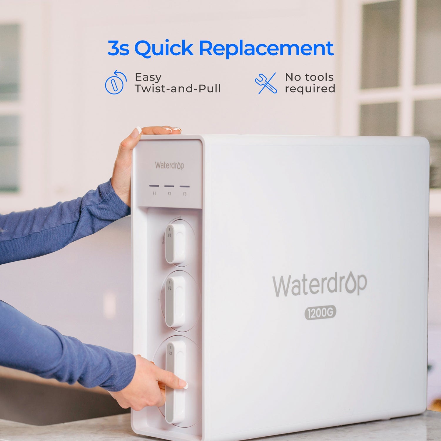 X12-F3 Filter für Waterdrop X12 Umkehrosmoseanlage | 1200 GPD