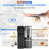 Waterdrop M6CG Mineral, Sofortheiß & Kalt Umkehrosmoseanlage, mit Glaskanne