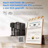 Waterdrop M6CG Mineral, Sofortheiß & Kalt Umkehrosmoseanlage, mit Glaskanne