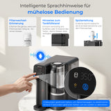 Waterdrop M6CG Mineral, Sofortheiß & Kalt Umkehrosmoseanlage, mit Glaskanne
