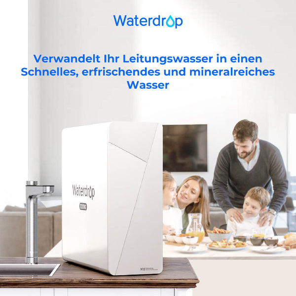 Umkehrosmoseanlage Alkaline pH Mineralien Wasserfilter der Waterdrop X-Serie, X12