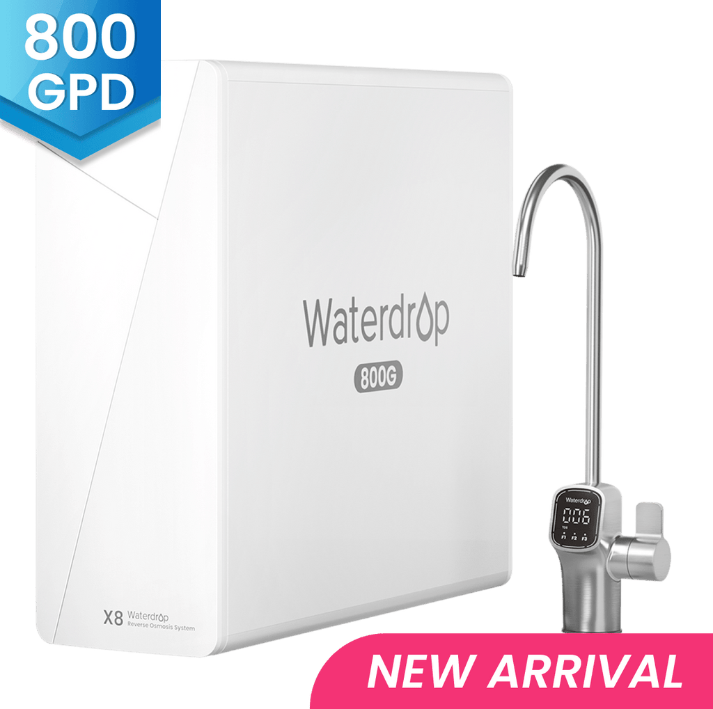Waterdrop X8 Tankloser Untertisch Umkehrosmose Wasserfilter 800 GPD
