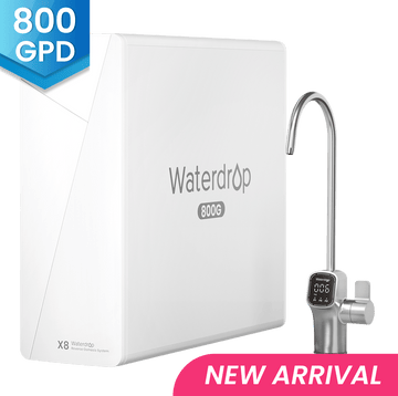 Umkehrosmose Alkalisch & Mineralien Wasserfilter der Waterdrop X-Serie, X8