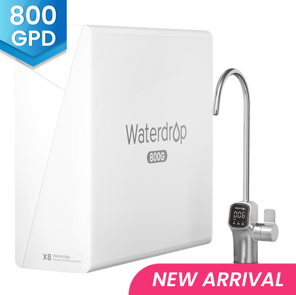 Umkehrosmose Alkalisch & Mineralien Wasserfilter der Waterdrop X-Serie, X8