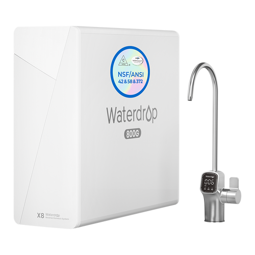 Waterdrop X8 Tankloser Untertisch Umkehrosmose Wasserfilter 800 GPD