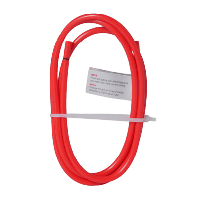 Roter 1/4"-PE-Schlauch