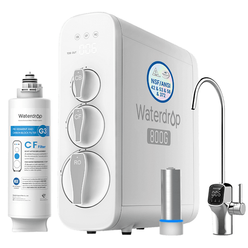 Waterdrop G3P800 Untertisch RO Wasserfiltersystem Kombi-Kit - CF