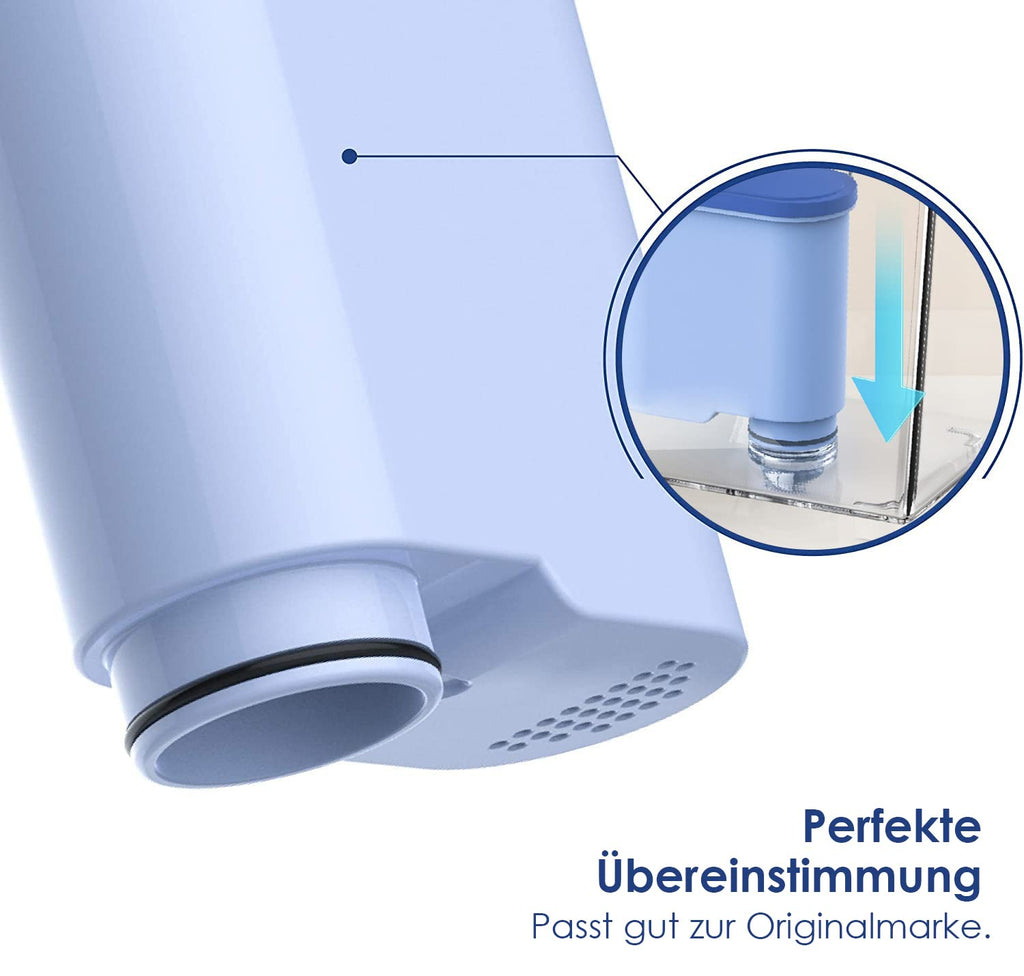 Waterdrop Filter Ersatz für Philips AquaClean CA6903/10 CA6903/22, 4 Pack | Kompatibel mit Saeco und Philips Kaffeevollautomaten, TÜV SÜD Zertifiziert, Reduzieren PFAS, PFOA/PFOS (4)
