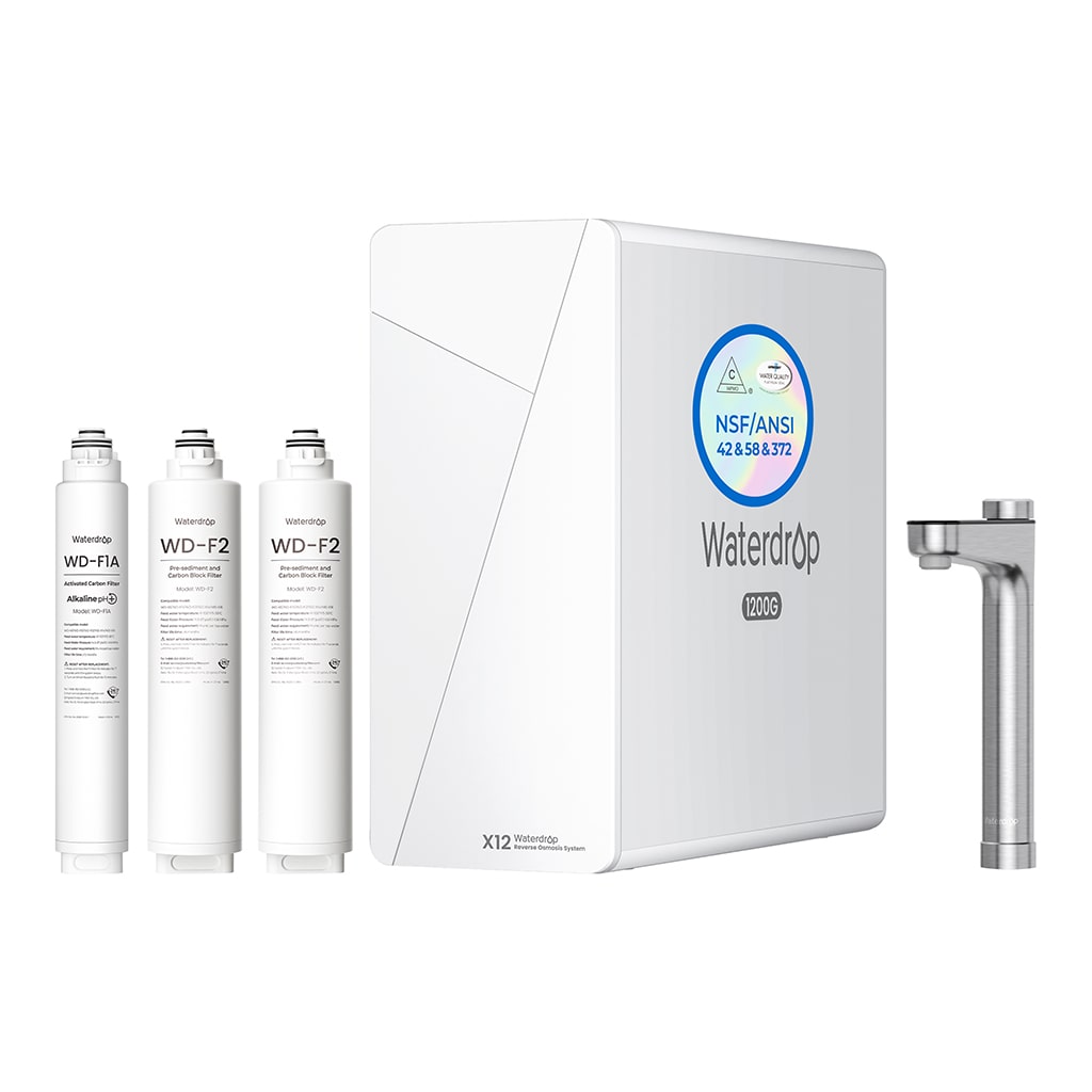 Waterdrop X-Serie Umkehrosmose-System, X12-F2A, 2 year combo
