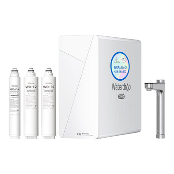 Waterdrop X-Serie Umkehrosmose-System, X12-F2A, 2 year combo
