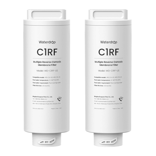 WD-C1RF Ersatzfilter für Waterdrop C1H Umkehrosmose-Wasserfilter, 2-year COMBO