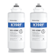 WD-K19RF Ersatzfilter für K19-H Umkehrosmose-Wasserfilter, 2-Year-KOMBO