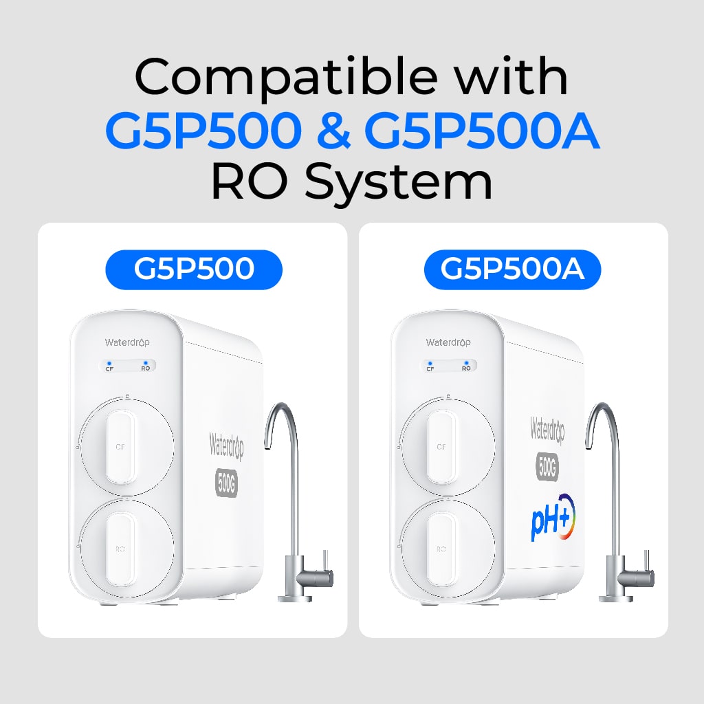 G5P500-RO Ersatzfilter für Waterdrop G5P500A Alkalische Umkehrosmoseanlage