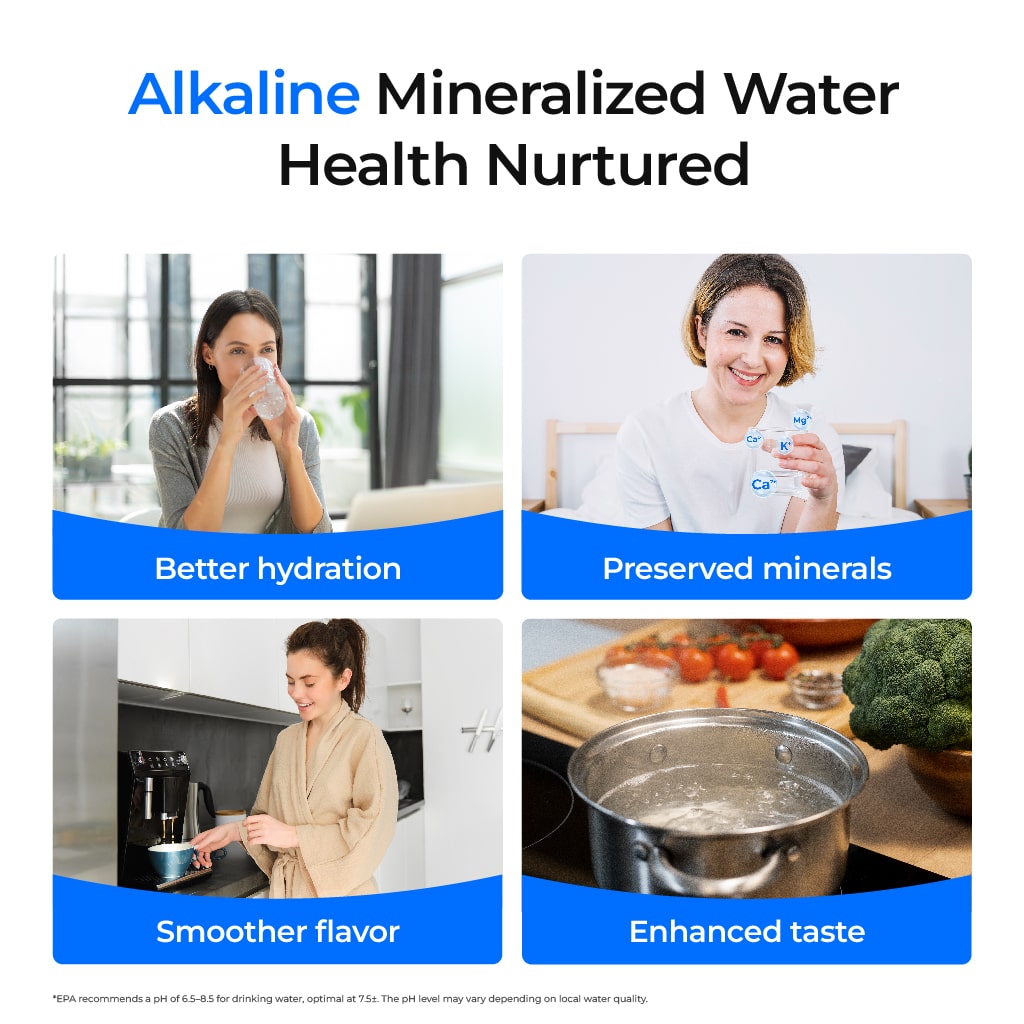 Waterdrop G5P500A Alkalische Umkehrosmoseanlage mit Wasserhahn