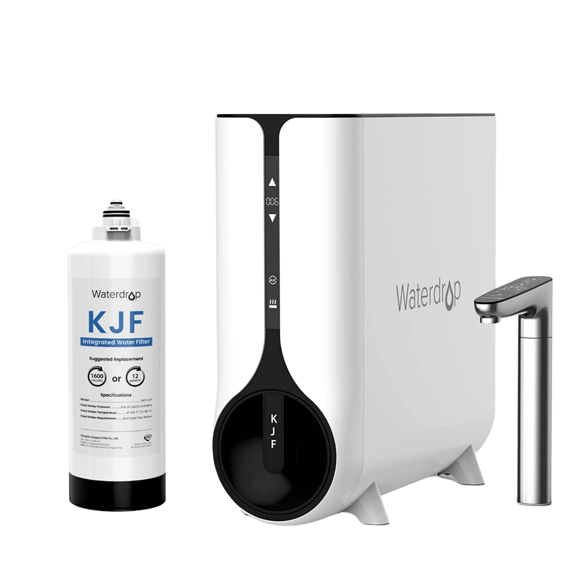 Waterdrop K6 Heißwasser Sofortspender umkehrosmose wasserfilter mit KJF Ersatzfilter, WD-K6-W-KJF