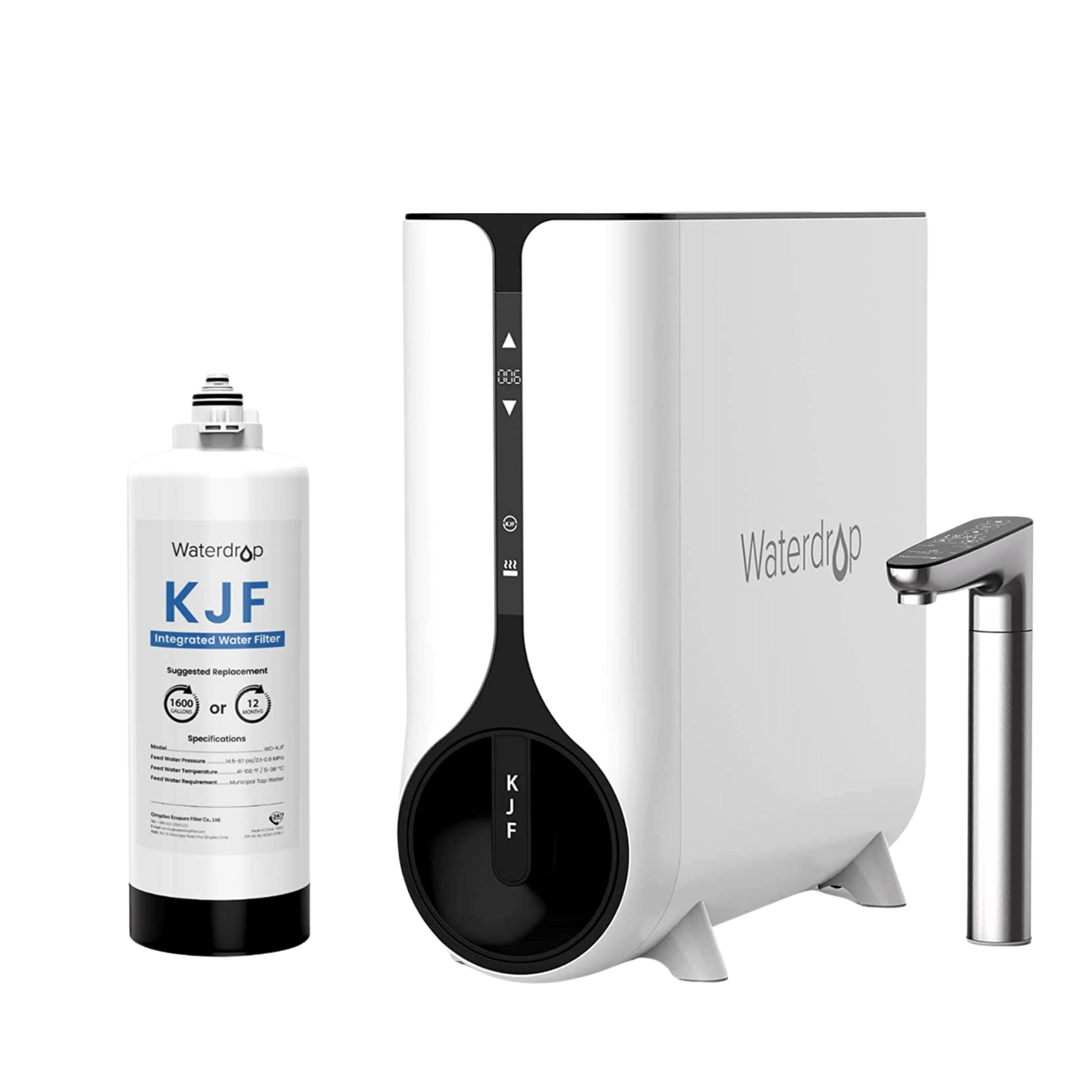 Waterdrop K6 Heißwasser Sofortspender umkehrosmose wasserfilter mit KJF Ersatzfilter, WD-K6-W-KJF