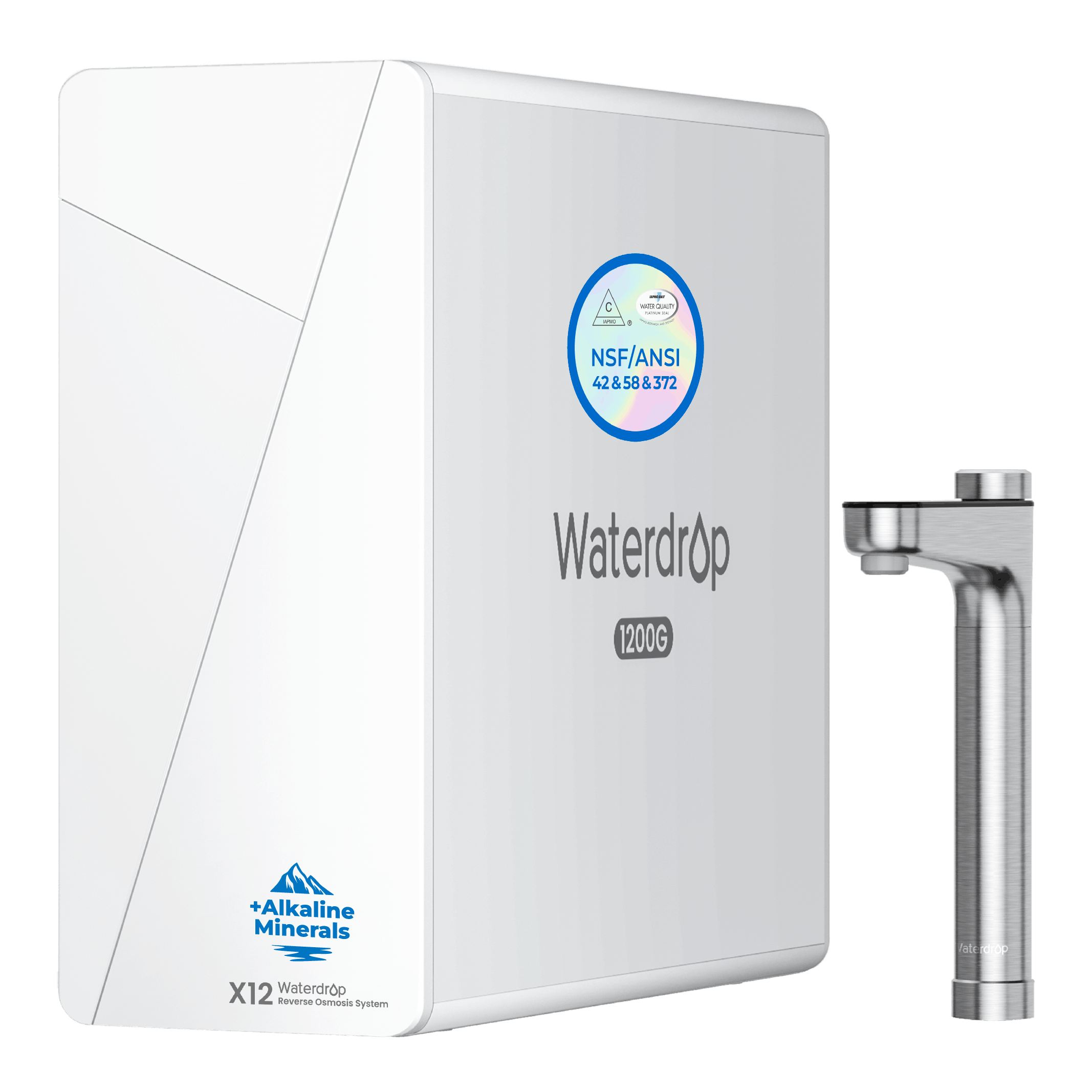 Waterdrop X12 Alkalischer Tankloser Umkehrosmose Wasserfilter 1200 GPD