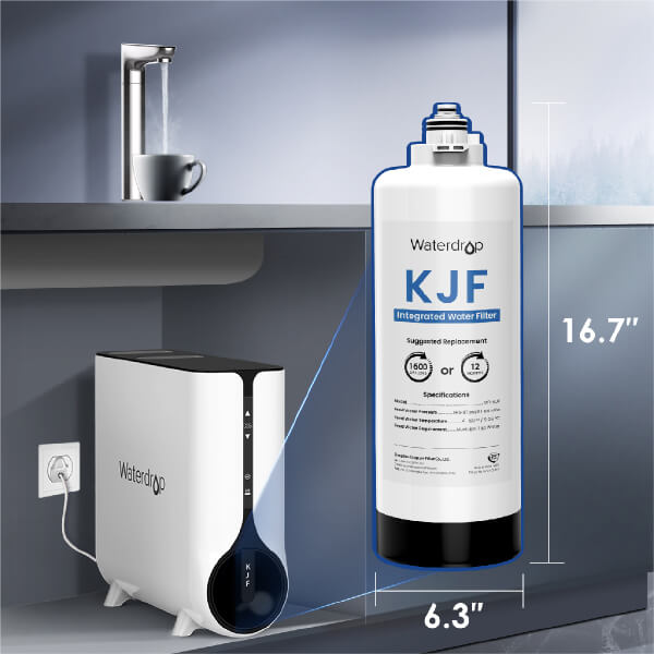 Adaptive to Waterdrop K6-W&KJ-600 Sofort-Heißwasser-Umkehrosmoseanlage