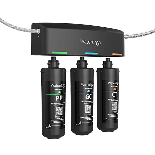 3-stufiges Untertheken-Direktanschluss-Filtersystem Waterdrop TSA