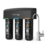 3-stufiges Unterbau-Wasserfiltersystem mit speziellem Wasserhahn Waterdrop TSB