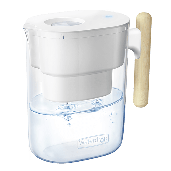 Waterdrop Chubby Pitcher Wasserfilter mit Holzgriff PT-04