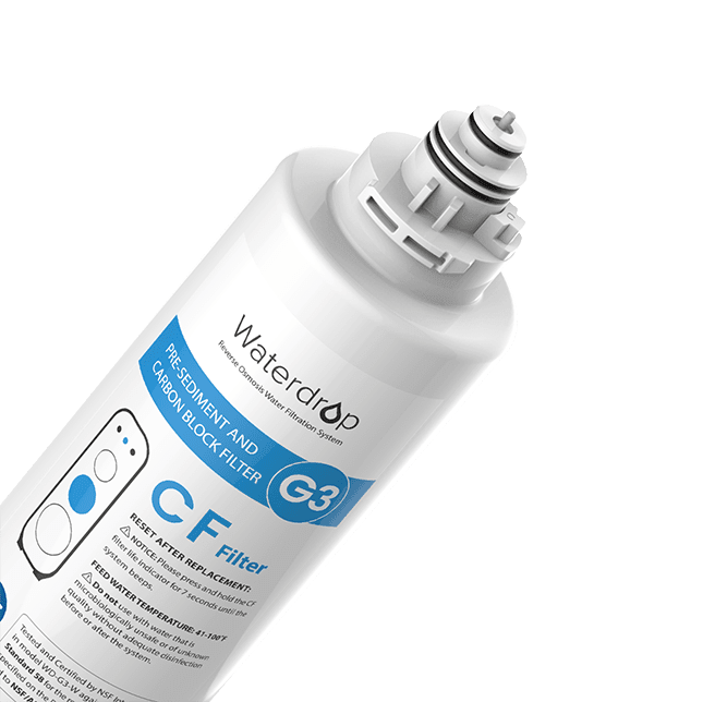 CF Filter für Waterdrop G3P800 & G3P600 & G3 Umkehrosmoseanlage
