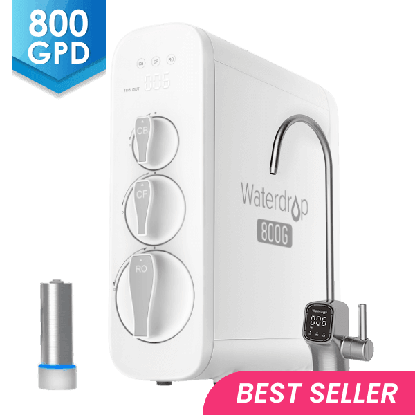 800 GPD Tankloses RO-System mit UV-Sterilisationslicht - Waterdrop G3P800