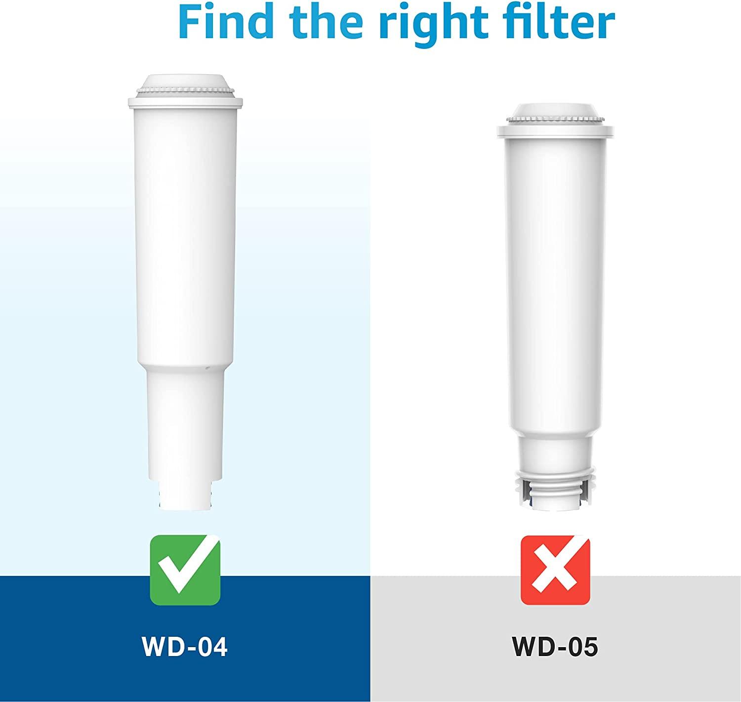 Waterdrop Ersatz Filterpatrone für Jura® Claris® White Filterpatrone