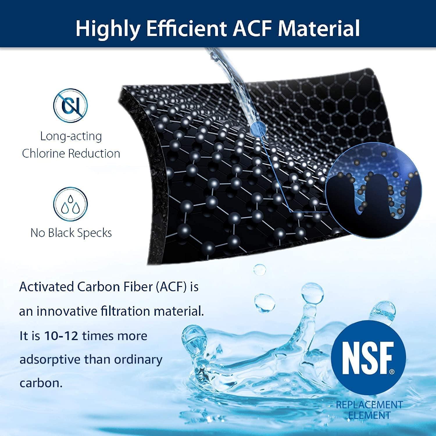 Waterdrop WD-FF-01A NSF Zertifizierte Ersatzfilter für das ACF-Wasserhahnfiltersystem