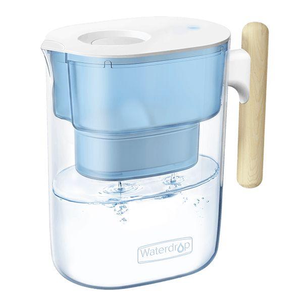 Waterdrop Chubby Pitcher Wasserfilter mit Holzgriff PT-04