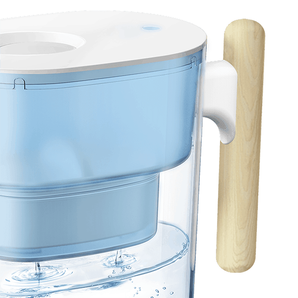 Waterdrop Chubby Pitcher Wasserfilter mit Holzgriff PT-04
