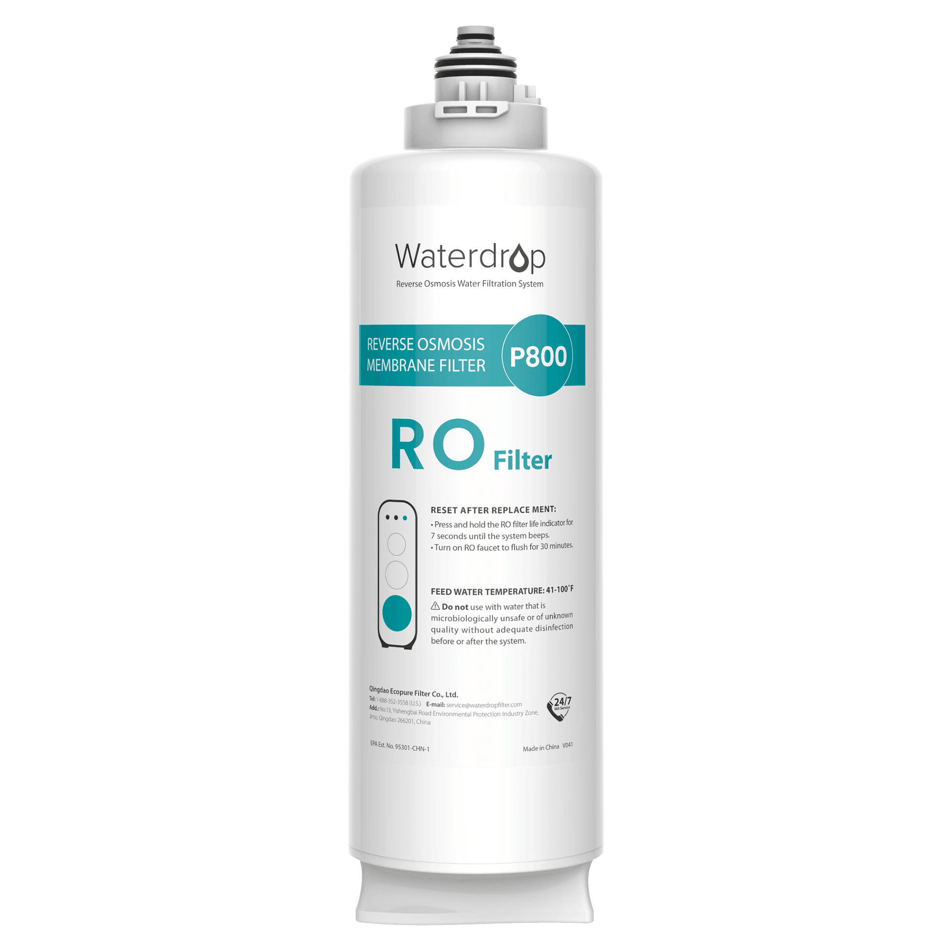 WD-G3P800-N2RO Filter für Waterdrop G3P800 Umkehrosmoseanlagen | 800GPD